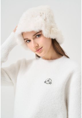 Faux Fur Beanie Hat