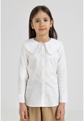 Basic Sailor Collar Shirt
