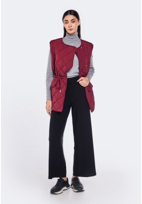 High Waist Straight Cut Trousers
