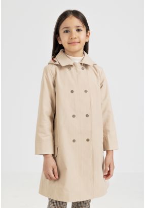 Textured Monogram Trench Coat