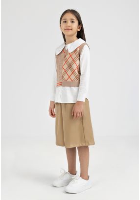 Solid PU Leather Palazzo Trousers