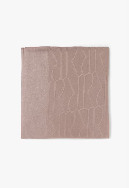 Monogram Knitted Hijab