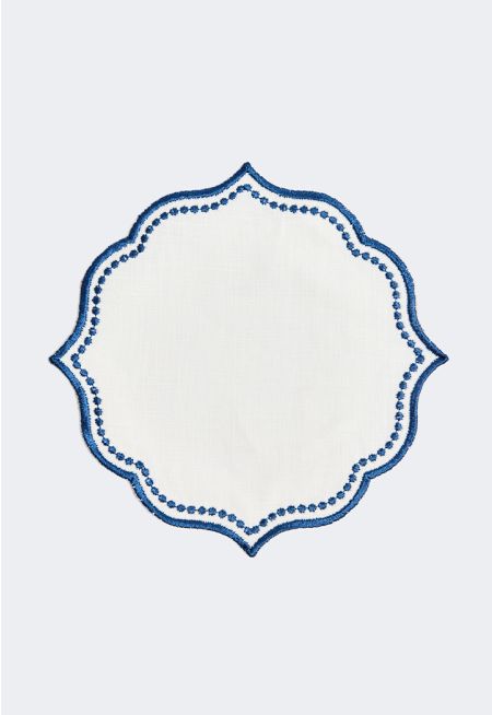 طقم كوستر من الكتان (6 قطع)