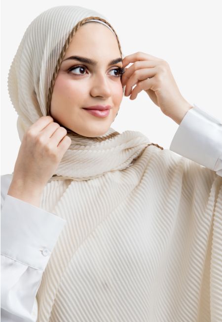 حجاب بلونين بثنيات