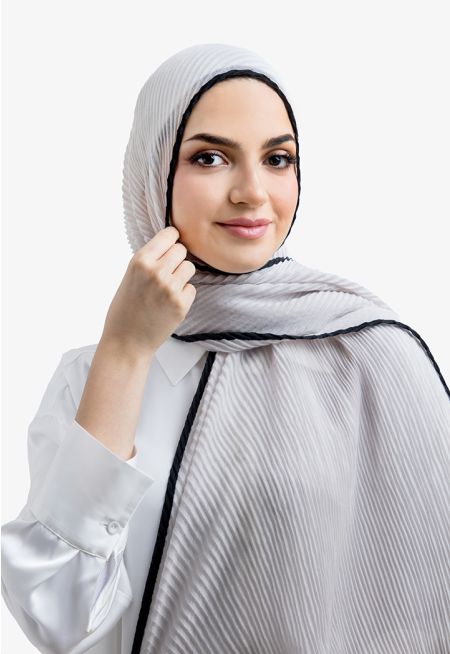 حجاب بلونين بثنيات