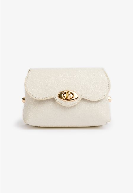 Sequined Mini Crossbody Bag