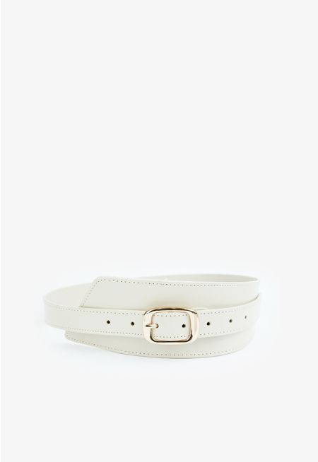 Solid Wide Waist Belt