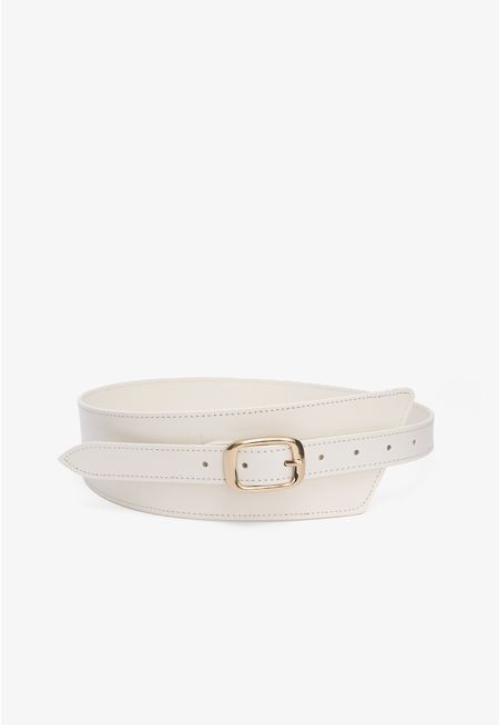 Solid Wide Waist Belt