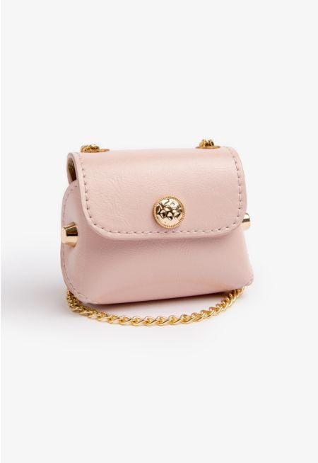 Solid Micro Crossbody Bag