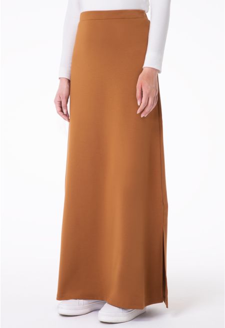 تنورة سادة ماكسي
