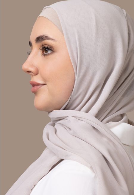 حجاب كتّان سادة