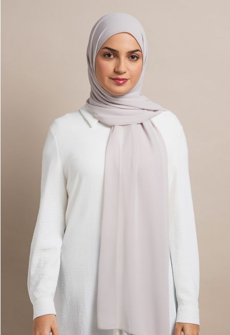 حجاب شيفون سادة 