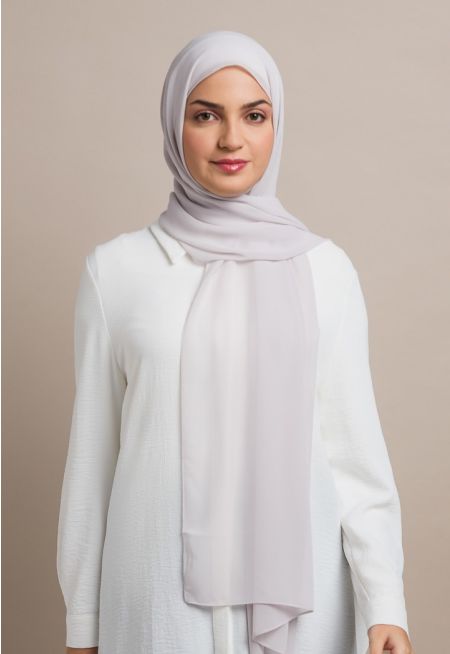 حجاب شيفون سادة 