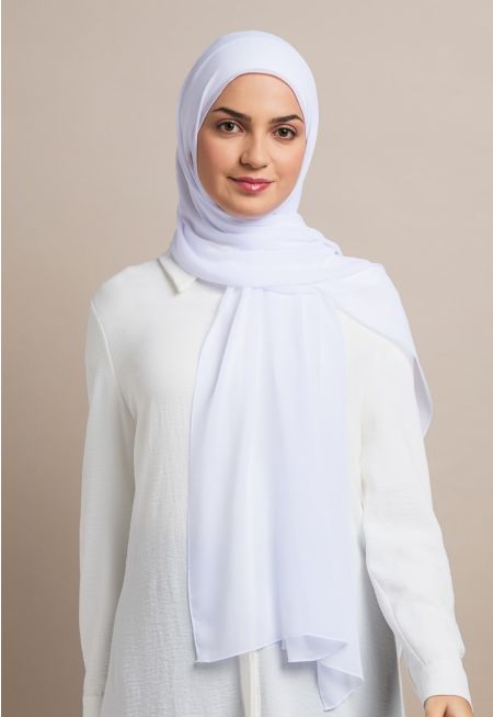 حجاب شيفون سادة 
