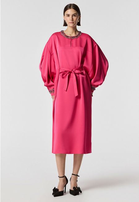 Machka- Embroide Maxi Dress 