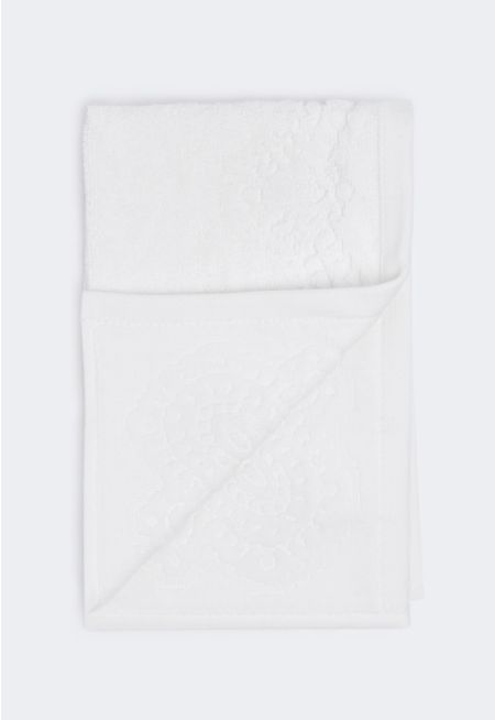 VELOUR JACQUARD FACE TOWEL