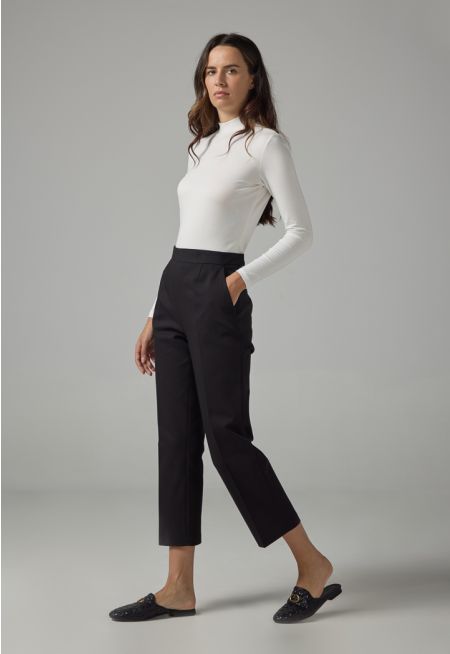 Peg Leg High Waist Trousers