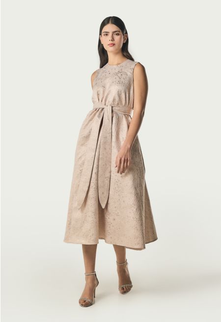 Machka- Sleeveless Bow Detailed Dress 