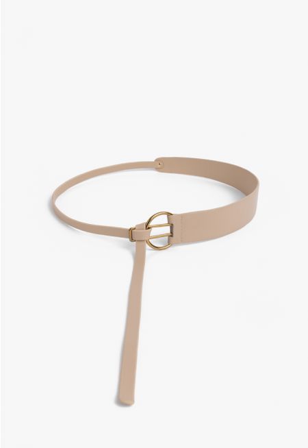 Abstract Buckle Belt