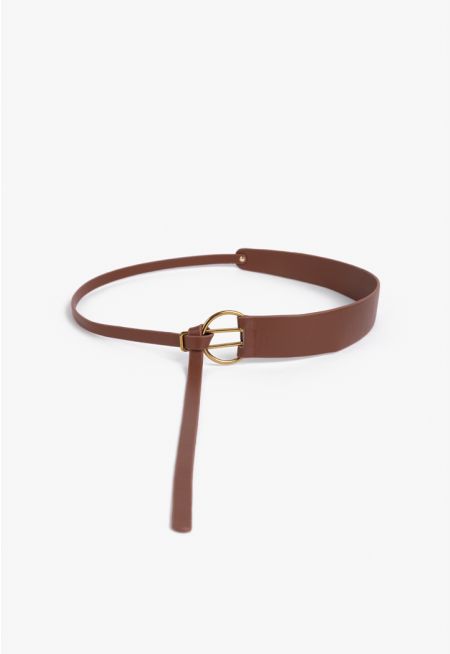 Abstract Buckle Belt