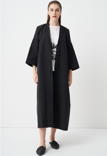 Long Sleeves Oversize Maxi Jacket