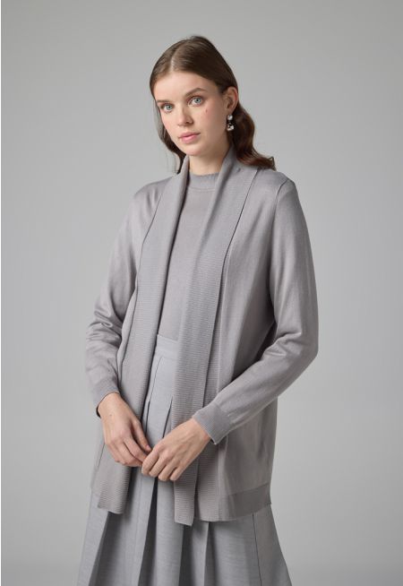 كارديجان محبوك سادة
