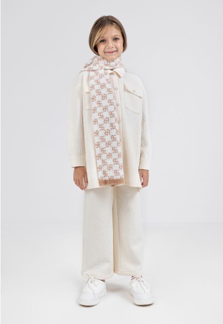 Solid Monogram Trousers