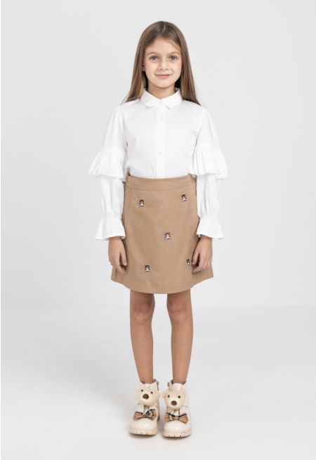 Knitted Bear Skirt
